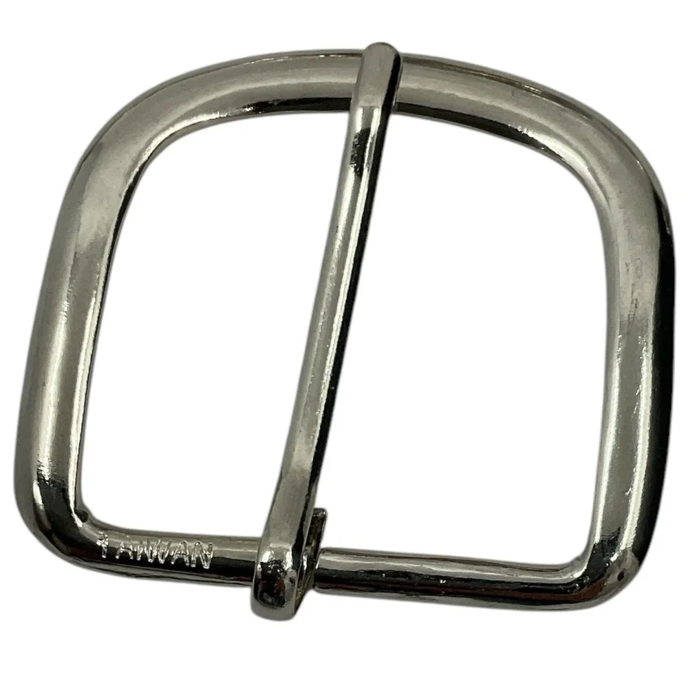 25 Pk Heel‎ Bar Buckle 1 1/2 Strap 38mm Nickel Plated Belt Buckle 2 1/8 Wide